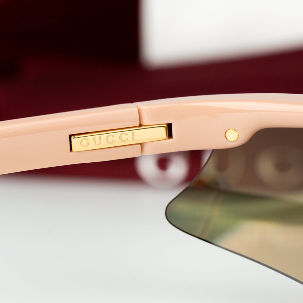 Gucci Men Sunglasses Pink Mirror Mask GG1774S 004 BRAND NEW - Picture 6 of 8